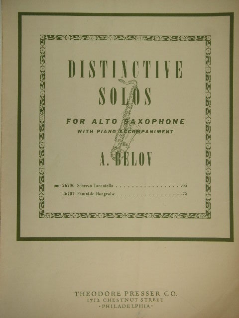Image for Scherzo Tarantella
