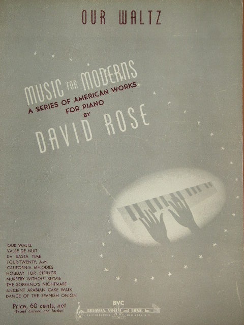 Image for Collection of Three  Pieces by David Rose