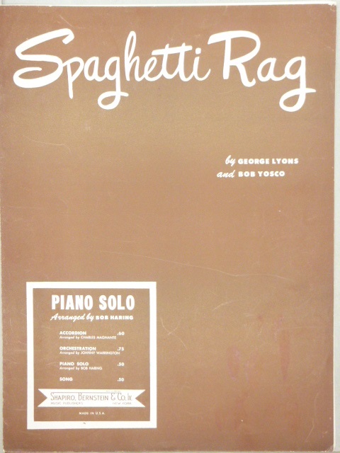 Spaghetti Rag