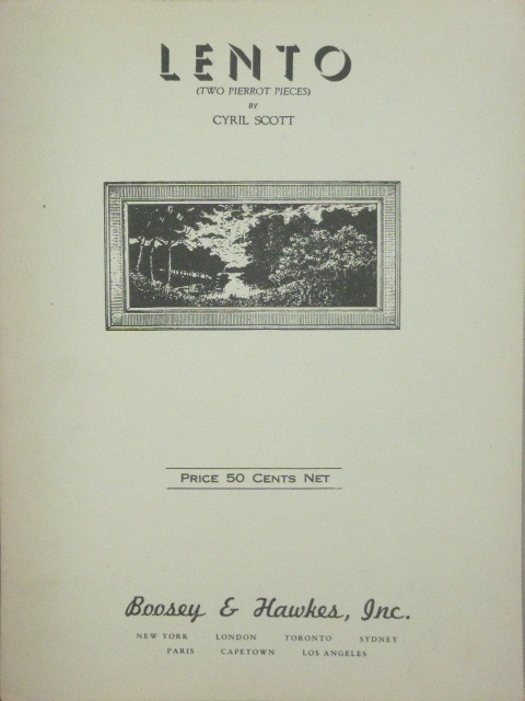 Lento (Two Pierrot Pieces)