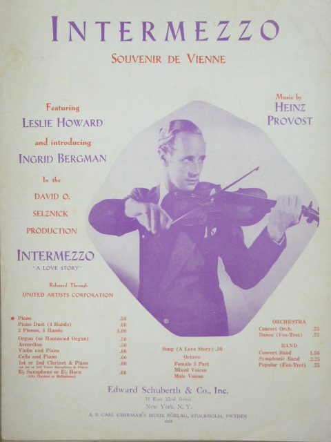 Intermezzo (Souvenir de Vienne)
