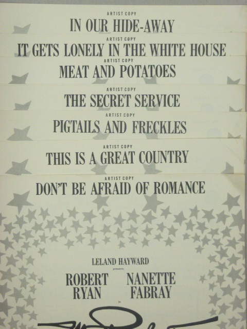 ALBUM: Vocal Selections: Mr. President