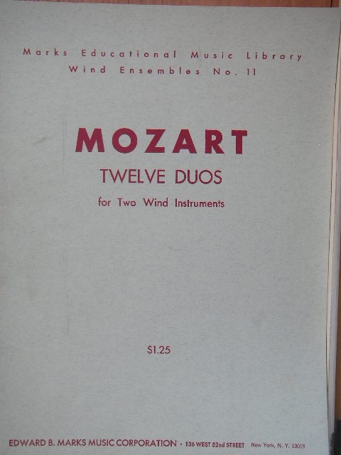Image for Twelve Duos for Two Wind Instruments