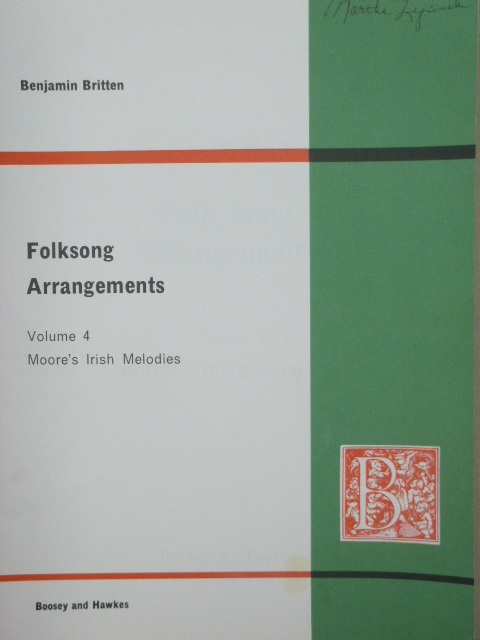 Folksong Arrangements Vol. 4: Moore's Irish Melodies