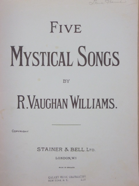 Five Mystical Songs