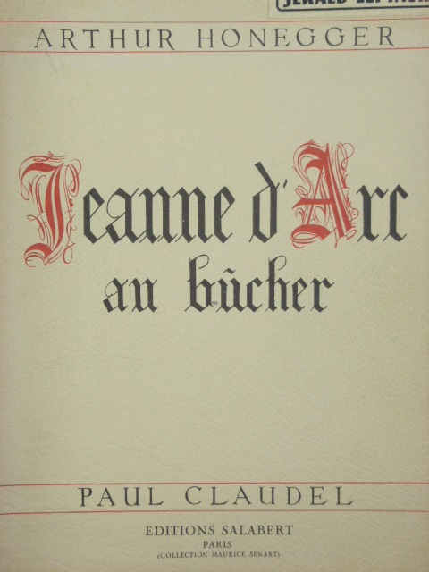 Jeanne d'Arc au Bucher [Joan of Arc at the Stake]