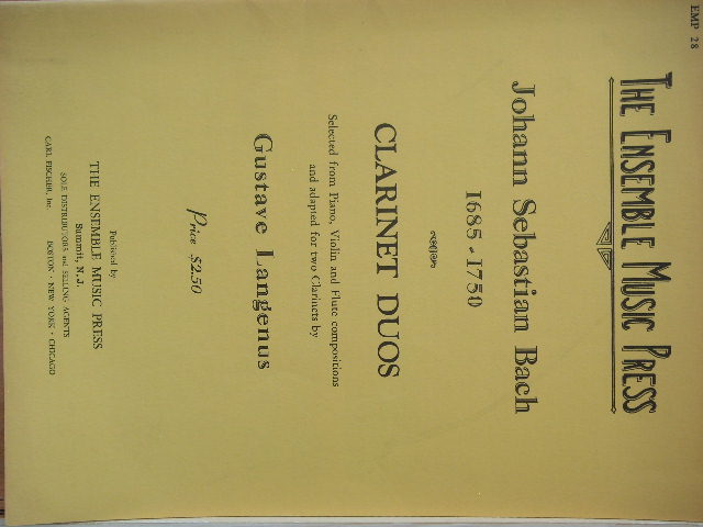 Image for Clarinet Duos