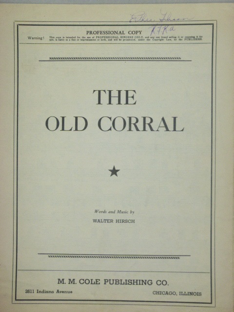 Image for The Old Corral