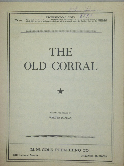 Image for The Old Corral