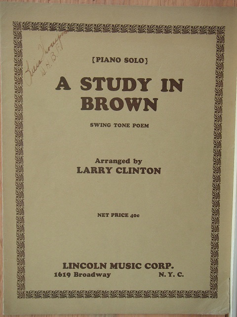 Image for A Study in Brown