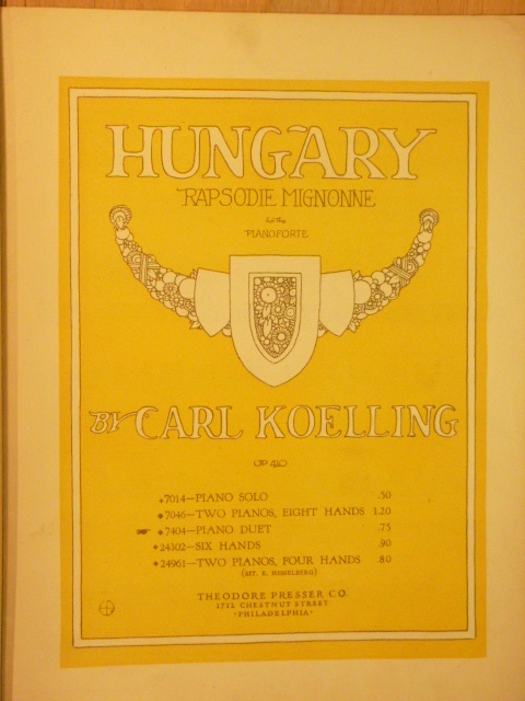 Image for Hungary Op. 410