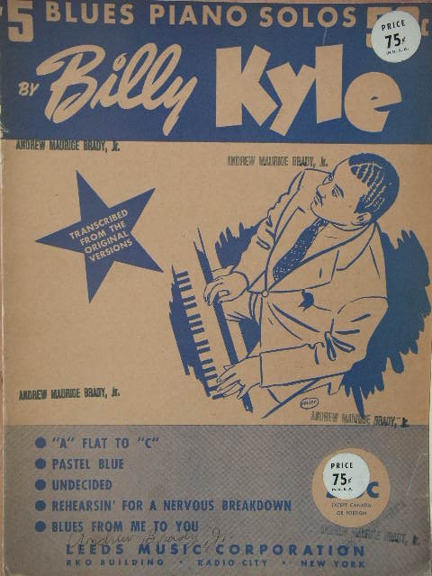 Image for ALBUM: 5 Blues Piano Solos by Billy Kyle