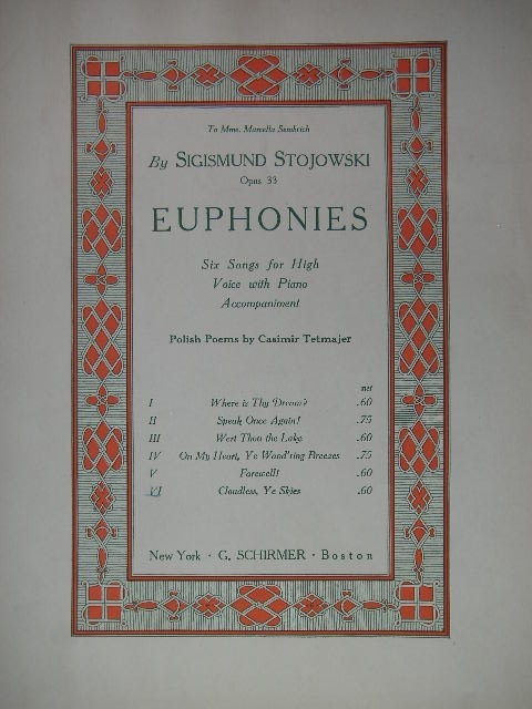 Image for Euphonies (6) Op. 33