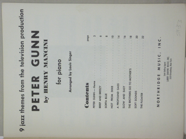 Peter Gunn (Album) Book 1