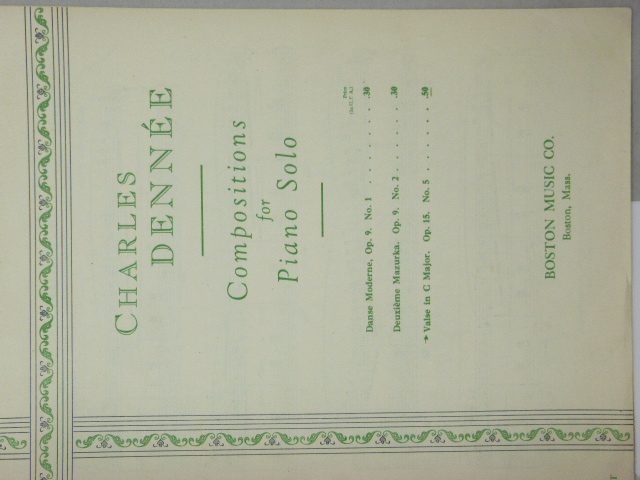Valse in C Major Op.15 No.5