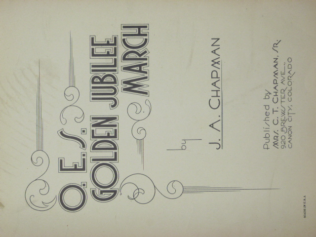 O.E.S. Golden Jubilee March