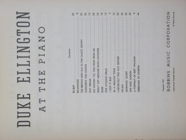 Duke Ellington At The Piano (Album)
