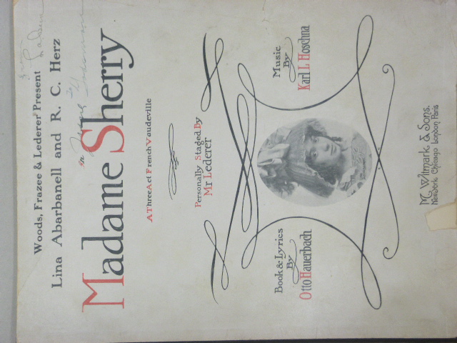 Madame Sherry (Vocal Score)
