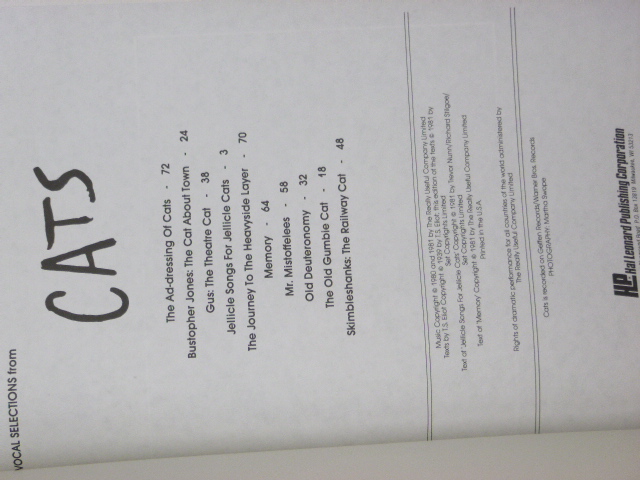 Cats (Vocal Selections)