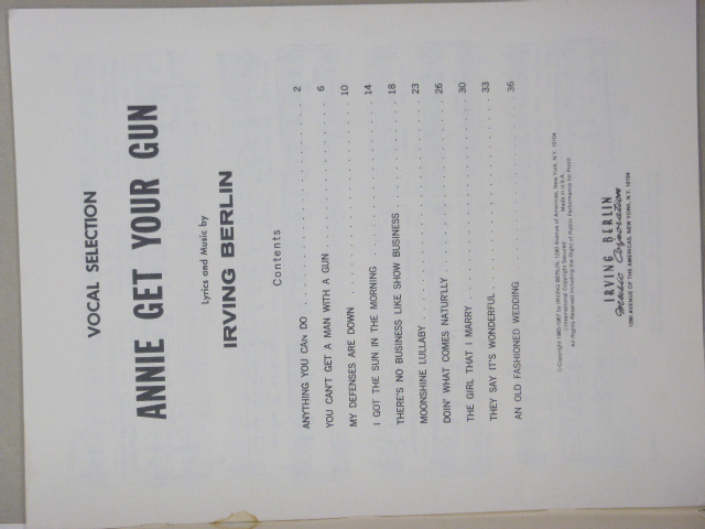 Annie Get Your Gun (Vocal Selections)
