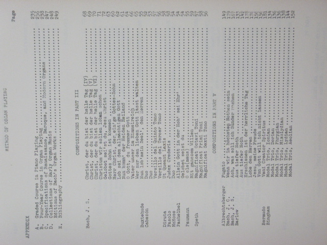 Method Of Organ Playing