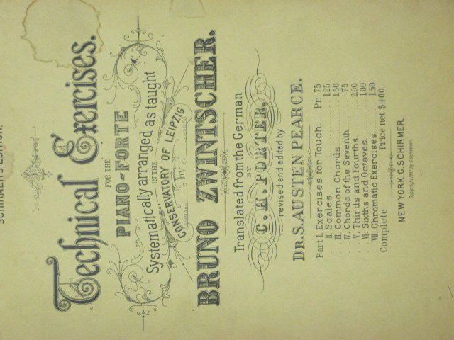 Technical Exercises for the Piano-Forte