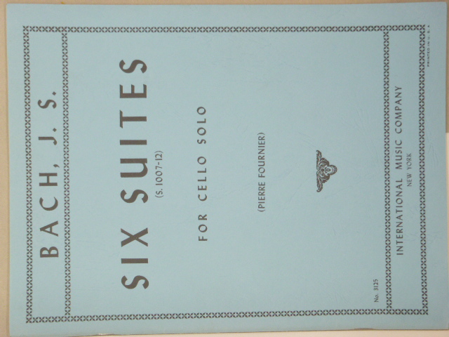 Six Suites (S.1007-12) for Cello Solo