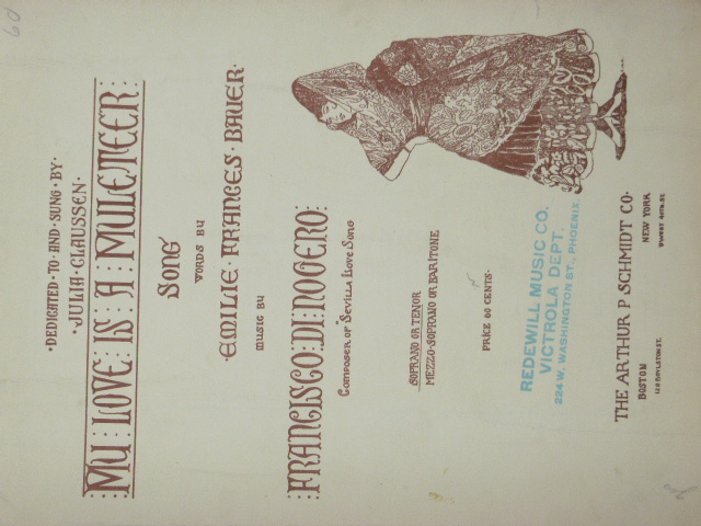 My Love Is A Muleteer