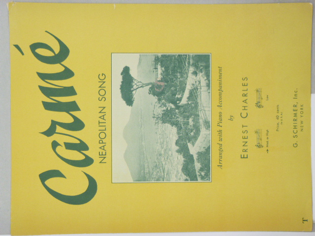 Carme (Neapolitan Song)