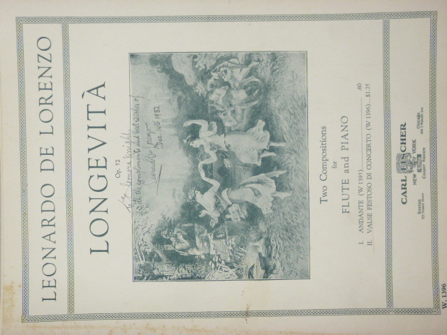 Longevita (No. 2 Valse Festoso) Op. 52