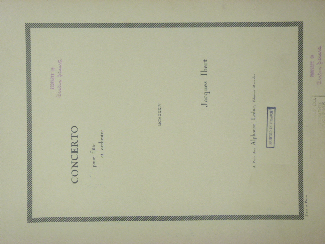 Concerto for Flute and Orchestra