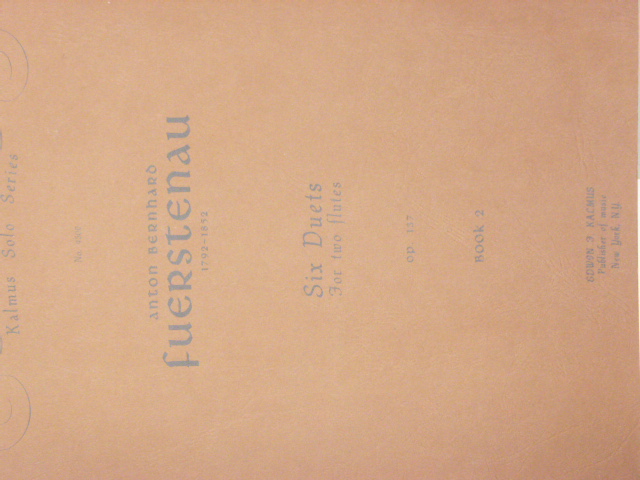 Six Easy Duets for Two Flutes Op.117 Bk.2
