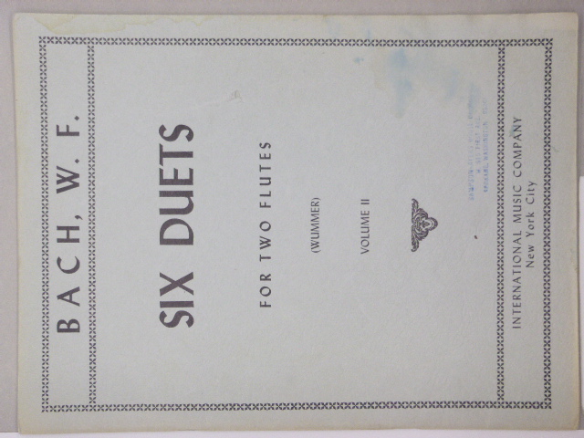 Six Duets for Two Flutes