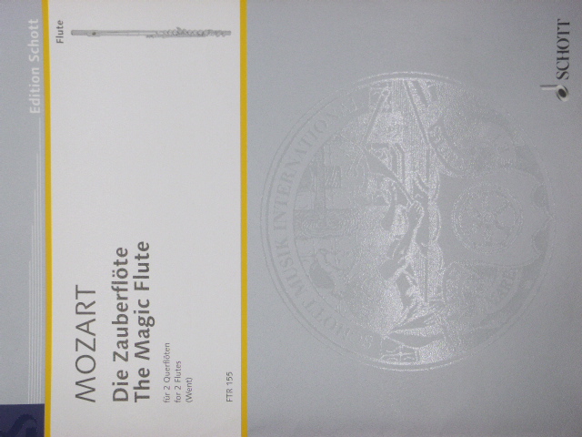 The Magic Flute for 2 Flutes