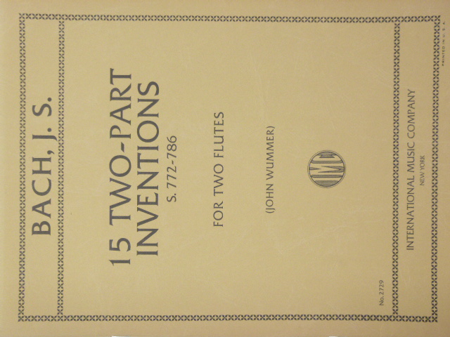 15 Two-Part Inventions S.772-786