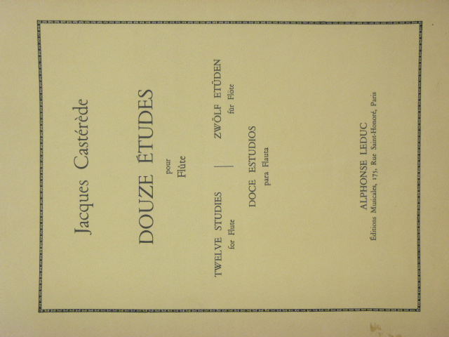 Twelve Studies for Flute