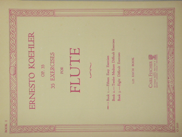 35 Exercises for Flute Op. 33 Bk.1