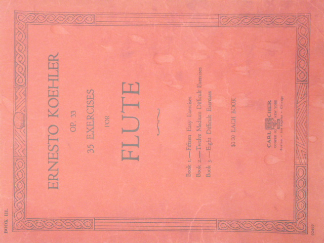 36 Exercises for Flute Op. 33 Bk.3
