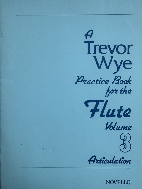 Practice Book for the Flute Vol.3: Articulation