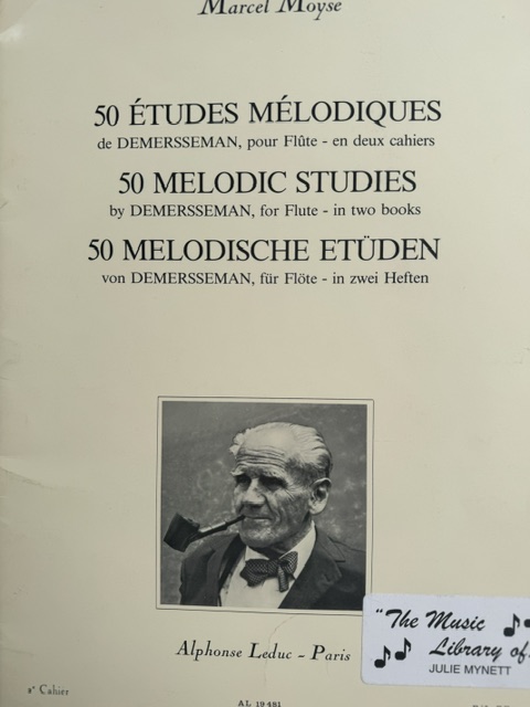 51 Melodious Studies by Demersseman Bk.2