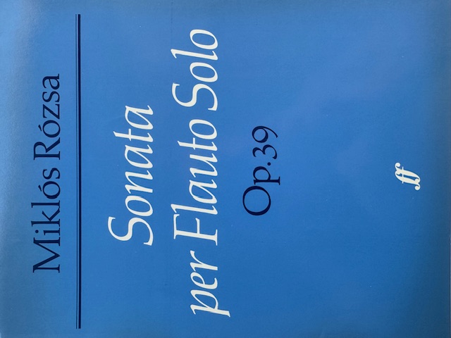 Sonata for Flute Solo Op. 39
