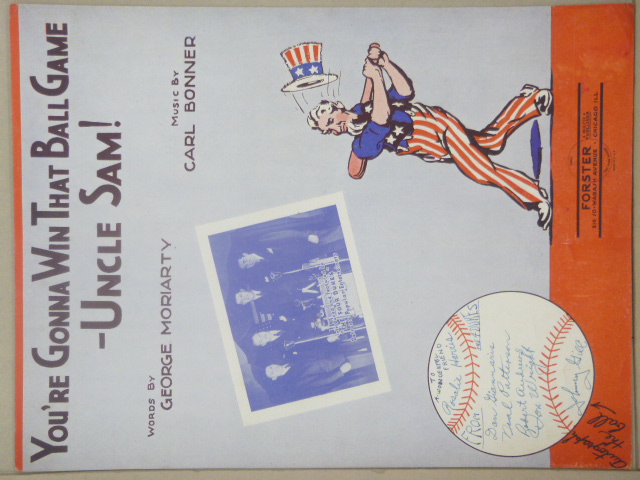 You're Gonna Win That Ball Game--Uncle Sam!