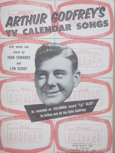 Image for ALBUM: Arthur Godrey's TV Calendar Songs