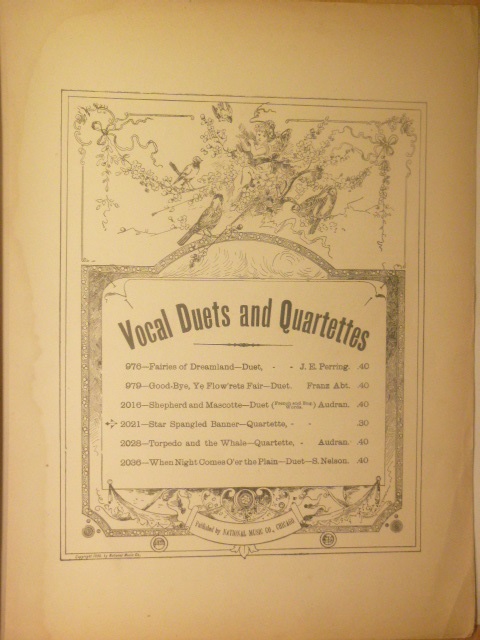 Image for Star Spangled Banner-Quartette