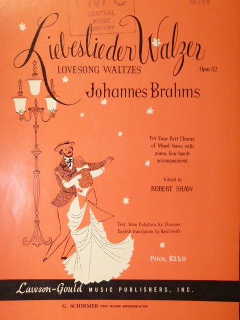 Image for Liebeslieder Waltzes Op. 52