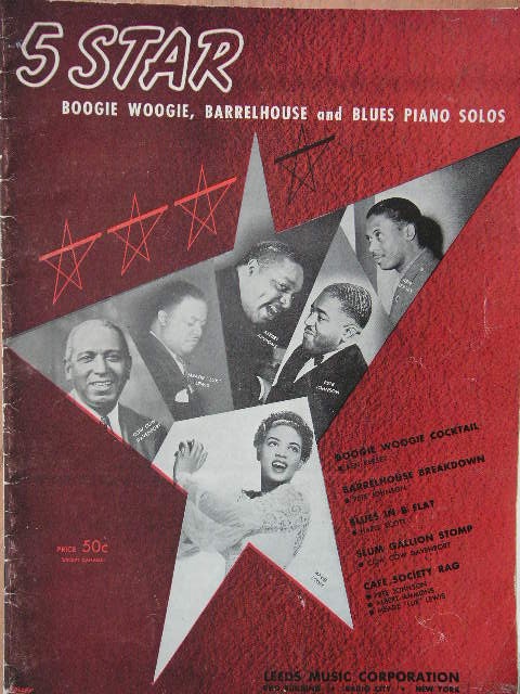 Image for ALBUM: 5 Star Boogie Woogie, Barrelhouse, and Blues Piano Solos