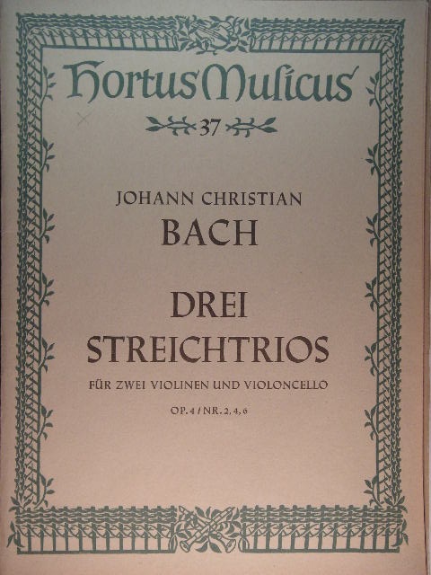 Image for Three String Trios (Op. 4, Nos. 2, 4, 6)