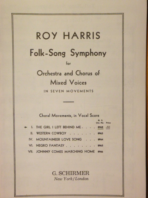 Image for Folk-Song Symphony (Choral Movements)