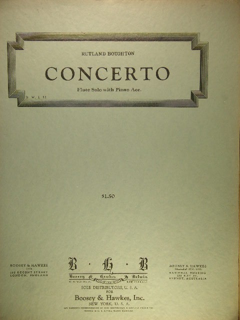 Image for Concerto for Flute and Strings