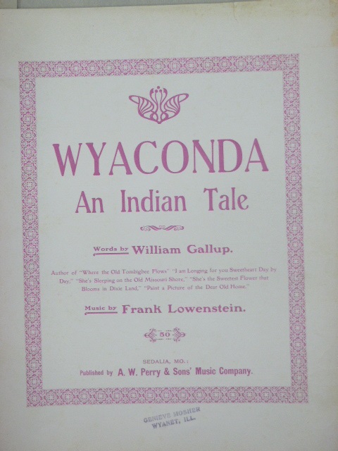 Image for Wyaconda (An Indian Tale)